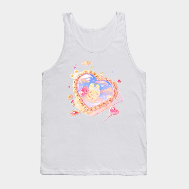 Heart Pendant Tank Top by happyyu